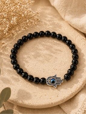 🪬 Hamsa Evil Eye Bracelet